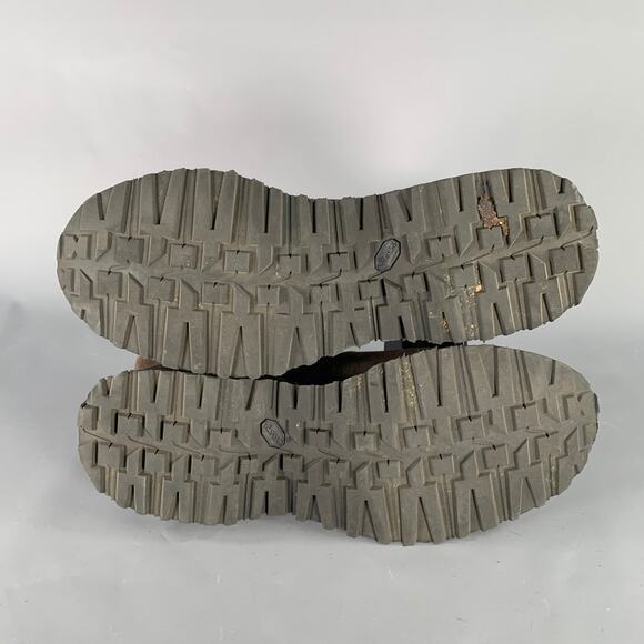 JULIUS_7 Size 9.5 Brown Black Suede Chunky Tread Sole Loafers - Picture 6 of 8